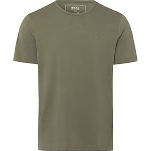 BRAX Style Tony-T-shirt pour homme, olive, taille XL, Olive, XL