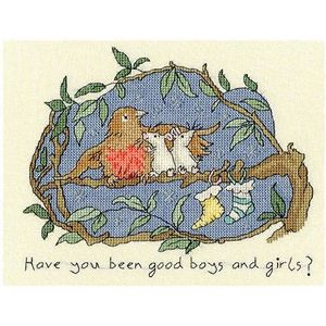 Bothy Threads kruissteekset, motief ""Have You Been Good?