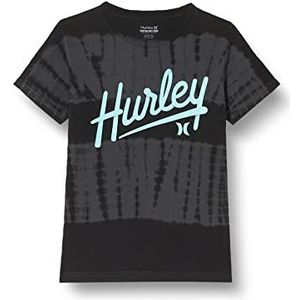 Hurley Hrlb Tie Dye T-shirt voor jongens, Antraciet