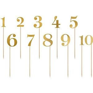 11 Merk Pickettafels gouden cijfers 26,5 cm