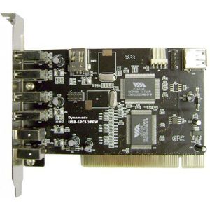 Dynamode PCI USB/Firewire kaart