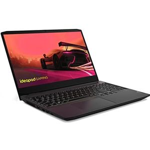 Lenovo IdeaPad Gaming 3 Gen 6 Notebook FullHD 60Hz (AMD Ryzen 5 5600H, 8GB RAM, 256GB SSD, NVIDIA GeForce GTX 1650 4GB GDDR6, FreeDOS) zwart Portugees QWERTY-toetsenbord (82K201L0PG)