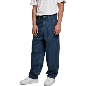 Urban Classics Jeans 90 Jeans voor heren, Mid Indigo Washed