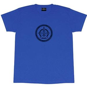 Marvel T-shirt voor heren, ronde hals, WandaVision Sword logo, bedrukt, 100% katoen, officieel product, maten S tot 5XL | Vision, Wanda, heks, scharlach, cadeau-idee voor mannen, koningsblauw