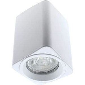 wonderlamp - Spot Surface Basic, wit, plafondlamp, rechthoekig, gefocust licht, GU10-lamp