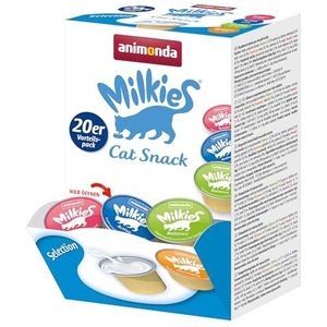 Animonda Milgrind multipack, kattenmelk geportioneerd, selectie, 20 kopjes x 15 g