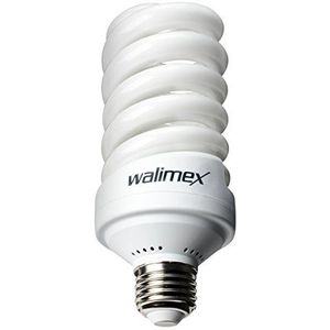 Walimex 15335 per spiraal daglichtlamp 28 W - Daylight spiraal lamp spaarlamp E27 fitting 5500 K daglicht 28 W komt overeen met 140 W gloeilamp voor softbox en reflector