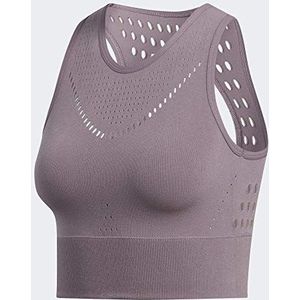 adidas Warpknit Crop Top voor dames, Purleg