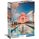 Clementoni Puzzel - Taj Mahal 1500 stukjes - puzzel voor volwassenen 14-99 jaar, gemaakt in Italië, 31718