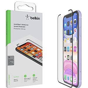 Belkin Invisiglass Ultracurve screenprotector voor iPhone 11 (glazen displaybeschermfolie voor iPhone 11)