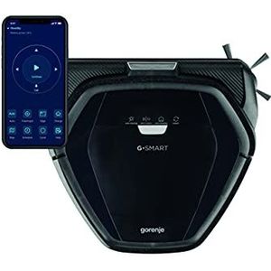 Gorenje RVC216BK Robotstofzuiger - Zakloos - Zwart