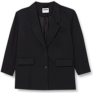 Noisy may Nmmilla L/S Blazer Curve Fwd Noos Blazer voor dames, zwart.