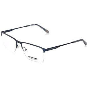 Skechers Lunettes Homme, Bleu mat, 53/16/145