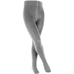 FALKE Family Uniseks panty voor kinderen, katoen, duurzaam, milieuvriendelijk, wit, zwart, meer kleuren, middelhoge taille, zonder patroon, voor winter of zomer, 1 paar, Grijs (Light Grey 3400) Nieuw