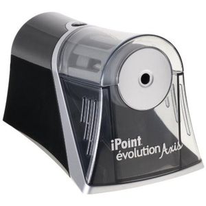 Westcott iPoint Axis E-15510 00 Elektrische puntenslijper, automatische uitschakeling, grijs en zwart