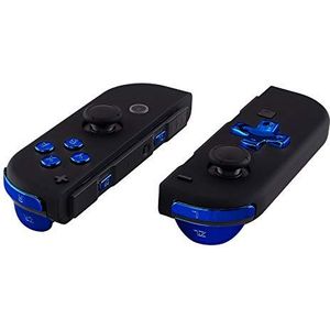 eXtremeRate Complete vervangende knoppen voor Nintendo Switch Joycon, compatibel met OLED-model, ABXY Dpad Home Plus Minus L R ZL ZR SR SL Trigger voor Joycon Controller (D-Pad-versie)