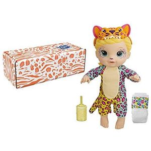 Baby Alive, Rainbow kattenpop, luipaard, drinkt en plast, blond haar, vanaf 3 jaar (exclusief Amazon)