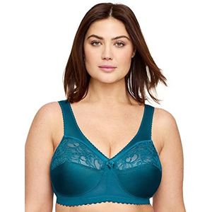 Glamorise Magic Lift Full Figure Support Front Close dames zwangerschapsbeha (1 stuk), Benzineblauw