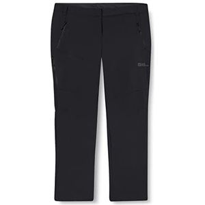 Jack Wolfskin Dames Glastal W Pants, zwart, maat 38 EU