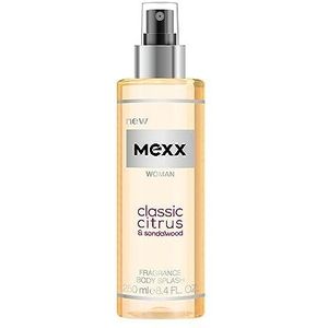 Mexx Woman Classic Citrus & Sandalwood Fragrance Body Splash voor dames, 250 ml