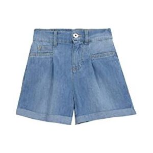 DeFacto A0579a8 Shorts voor meisjes, middenblauw