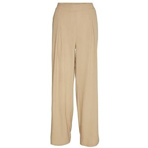 Vero Moda Vmmymilo HW Wide Pants Wvn Ga Damesbroek, Irish Cream