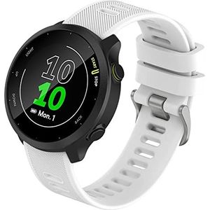 Funband Bandje compatibel met Garmin Forerunner 245/645/Garmin Vivoactive 3/Vivomove HR/Vivomove, 20 mm Quickfit reserveband van zachte siliconen voor Galaxy Watch 5/4 Smart Watch