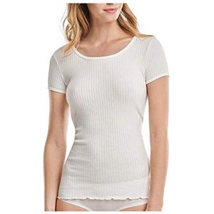 Marc O'Polo Body & Beach dames onderhemd ronde hals, wit (offwhite 102)