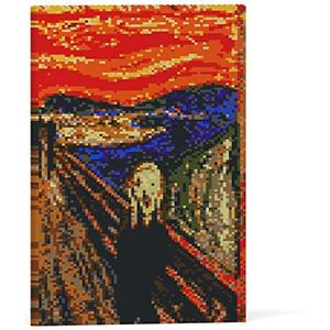 JEKCA | The Scream Brick Painting 01S bouwstenen set, bouwstenen sculpturen, verzamelset, perfect cadeau-idee