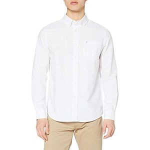 Farah Classic Drayton Zakelijk overhemd, wit, één maat/M voor heren, Wit.