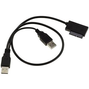 Kalea Informatique Adapter voor MiniSATA op USB 2.0 (MiniSATA = SlimSATA) – maakt het gebruik van een harde schijf of een mini-SATA brander (= Slim SATA) op een USB-poort mogelijk