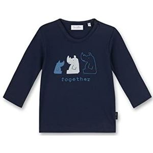 Sanetta T-shirt voor baby's en jongens, Indigo Blauw