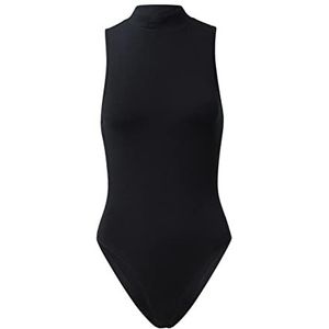 Urban Classics Dames mouwloos turtleneck body shapewear shirt, zwart, XL, zwart.