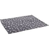 FLAMINGO Couverture en Toison Zuma Gris OS/Patte 100x150CM