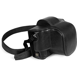 MegaGear Ever Ready Lederen Camera Case Compatibel met Nikon Z FC (16-50 mm), zwart., Modern