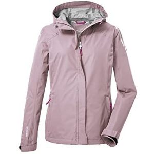 killtec Veste d'extérieur fonctionnelle 2 1/2 couches pour femme avec capuche, pliable, mauve, 68