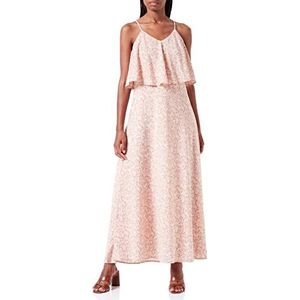 DreiMaster Vintage Casual jurk voor dames, Roze en wit