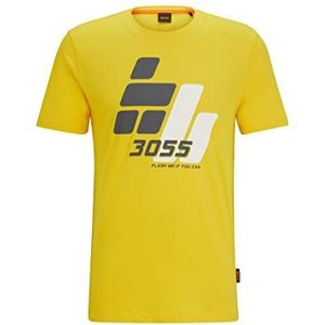 BOSS Tee3055 T-shirt voor heren, Lichtgeel/pastel 740