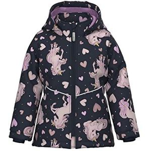 NAME IT Nmfmaxi meisjesjas - Unicorn Heart, Dark Sapphire