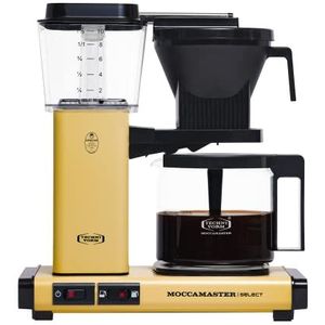 Moccamaster KBG Select Pastel Geel Handmatig Combi Koffiezetapparaat 1 25 l - Filterkoffiezetapparaat - Geel