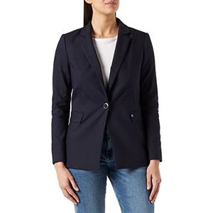 Comma Blazer met lange mouwen voor dames, 5976 Navy