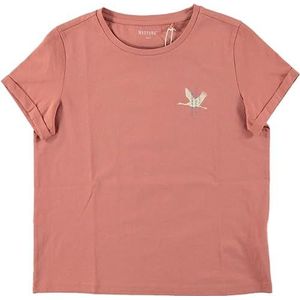 mustang T-shirt imprimé style Alina C pour femme, Desert Sable 7261, XL