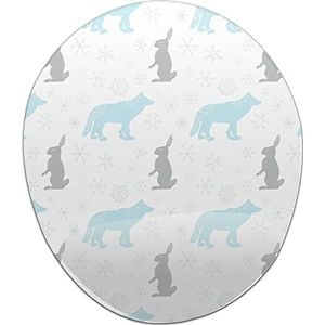 Bonamaison, Ergonomische muismat met polssteun, digitale print, anti-speen-onderkant, anti-slip onderkant voor kantoor en thuis, 20 x 23 cm