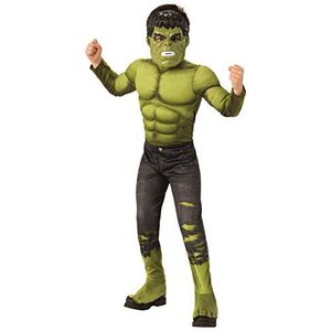 Rubie's Avengers Endgame Hulk kostuum voor kinderen, maat M 5 - 7 jaar, lengte 132 cm