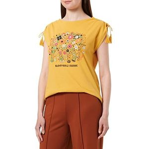 Springfield T-shirt pour femme, Jaune/doré, L