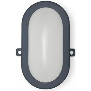 TARTARUGA: Ingebouwde 5,5W LED-wandlamp. Voor buiten. RAL7016