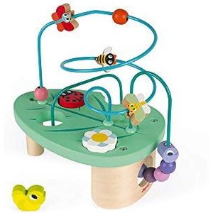 Janod - Caterpillar and Co Looping - Wooden Early - Leerspeelgoed - Educational Game - Fine Motor Skills - 12 maanden - J08253