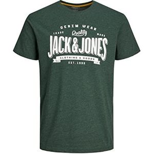 JACK & JONES Jjelogo Tee Ss O-Neck 1 Col Mel Aw23 Sn T-shirt voor heren