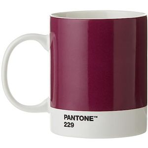 PANTONE Mok, koffie/theebeker, fijne china (keramiek), 375 ml, aubergine