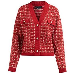 NALLY Cardigan pour femme, rouge, XS-S
